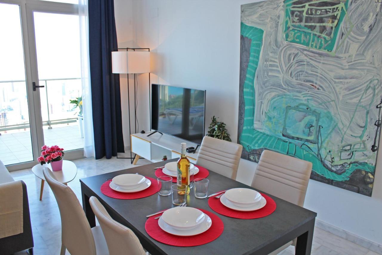 Skyline 20 Apartamento De Lujo Con Terraza Privada Y Vistas Al Mar Бенидорм Екстериор снимка