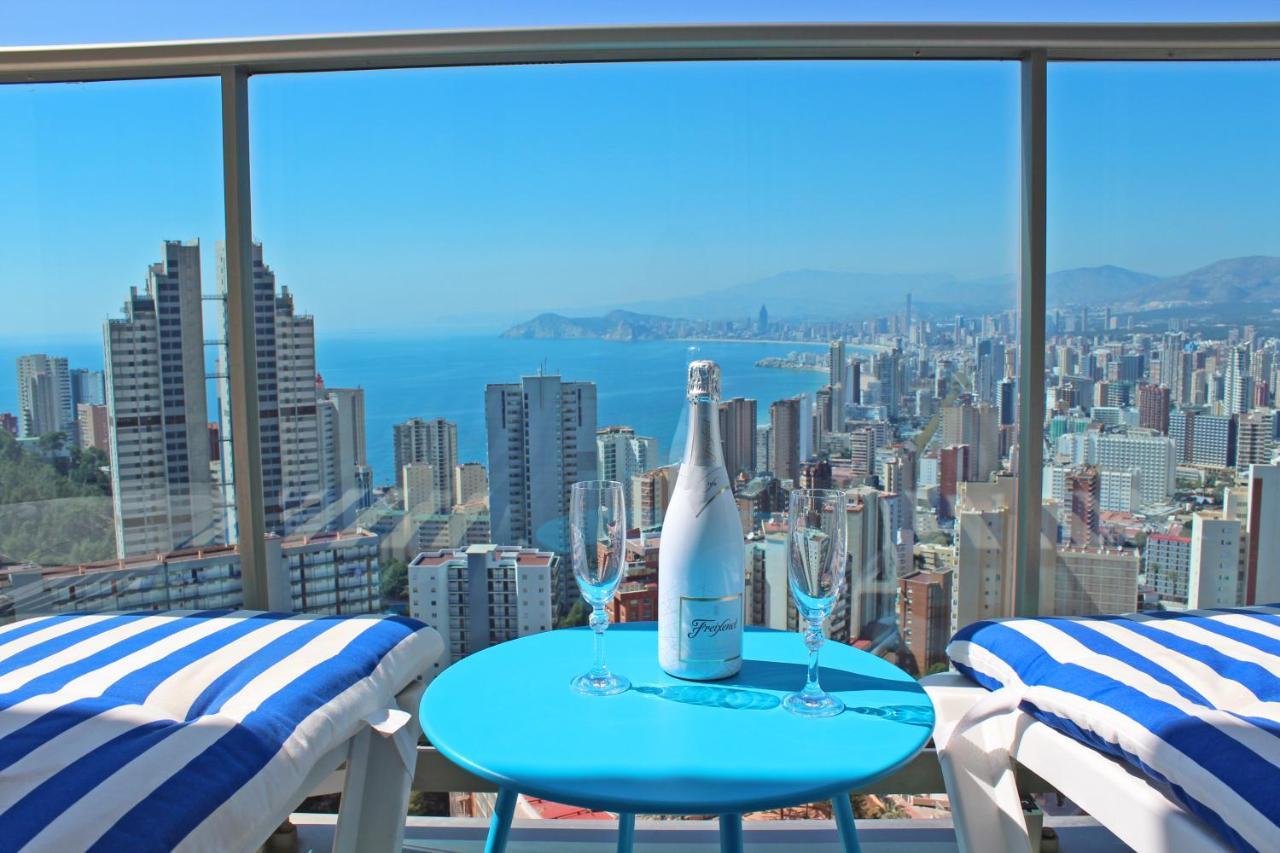 Skyline 20 Apartamento De Lujo Con Terraza Privada Y Vistas Al Mar Бенидорм Екстериор снимка