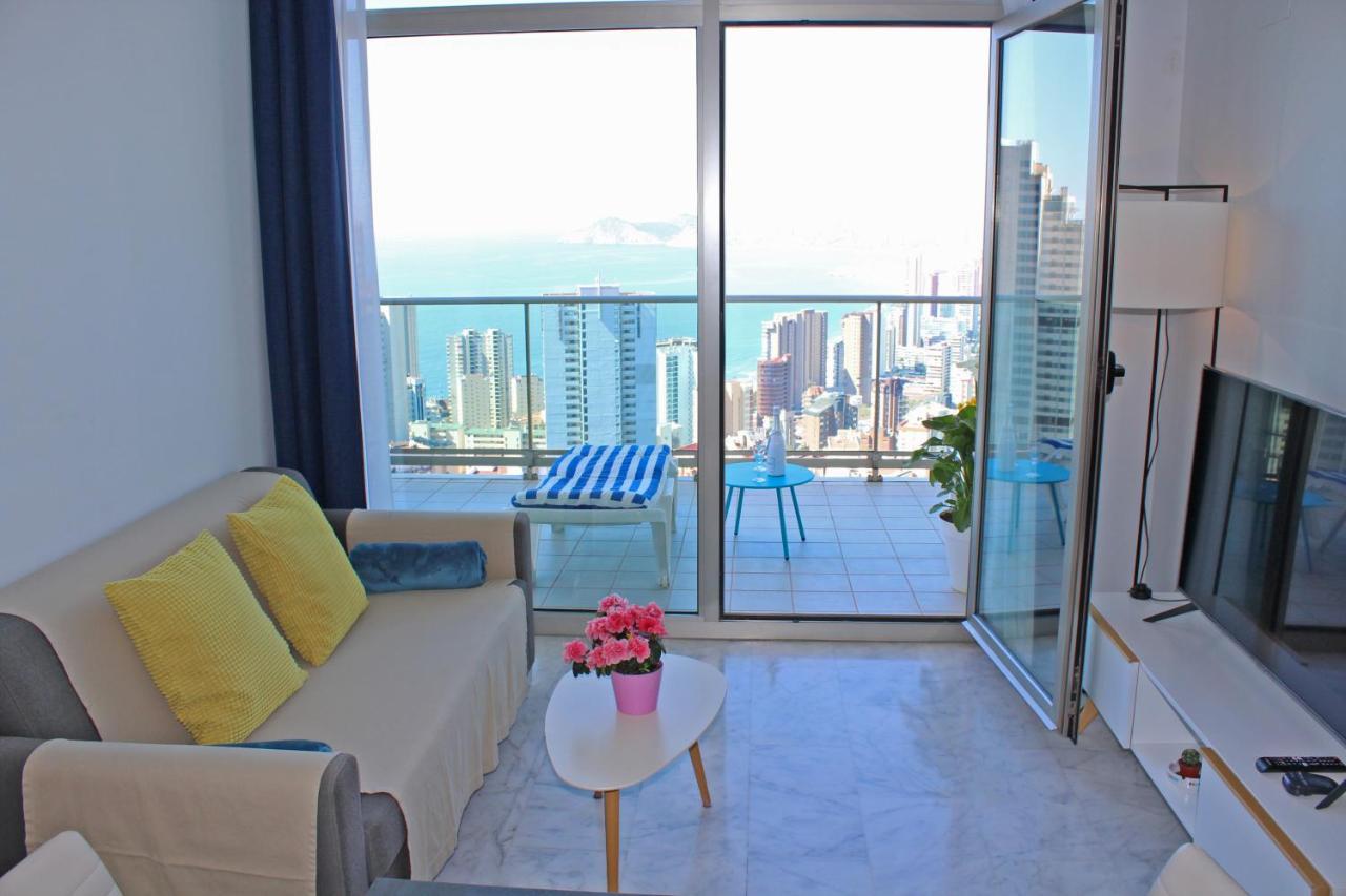 Skyline 20 Apartamento De Lujo Con Terraza Privada Y Vistas Al Mar Бенидорм Екстериор снимка