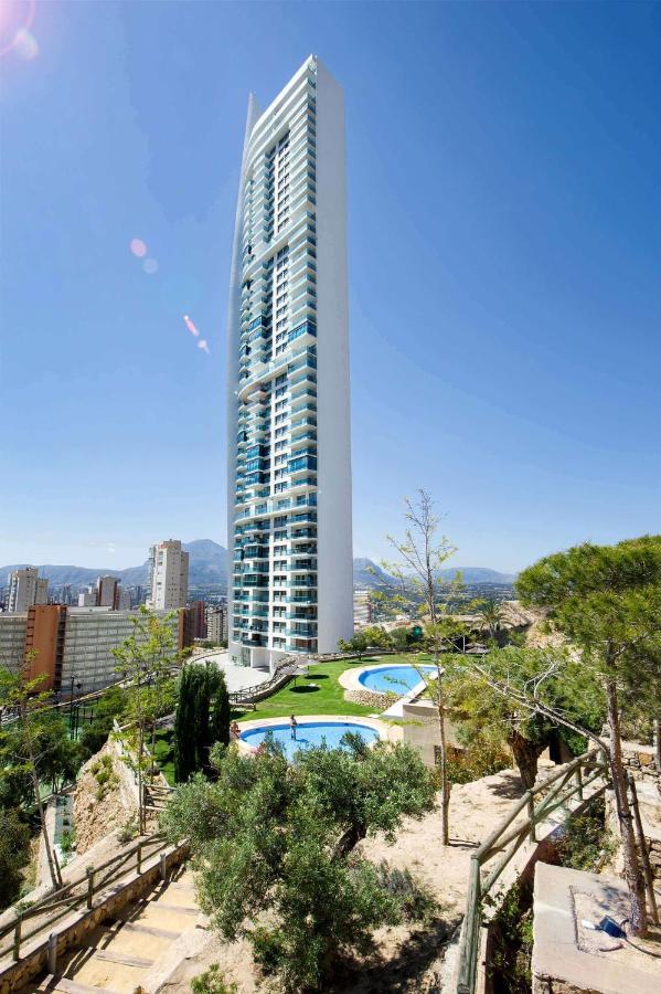 Skyline 20 Apartamento De Lujo Con Terraza Privada Y Vistas Al Mar Бенидорм Екстериор снимка