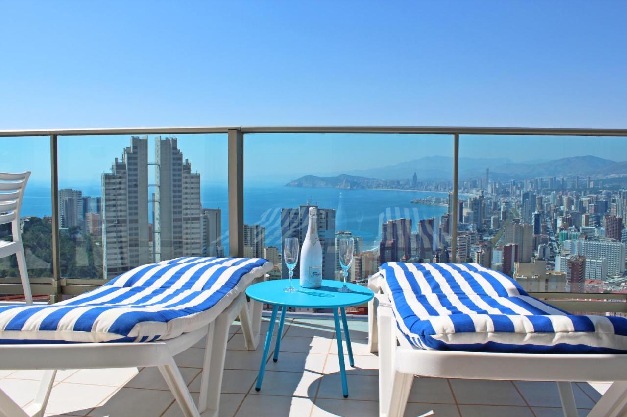 Skyline 20 Apartamento De Lujo Con Terraza Privada Y Vistas Al Mar Бенидорм Екстериор снимка